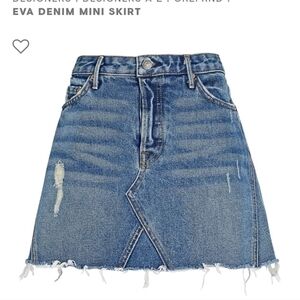 Revolve GRLFRND Eva High Rise Mini Skirt